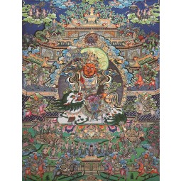 D004 Tang ka Buddha dekorative Malerei Wand Kunstdruck