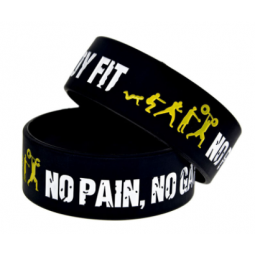 Custom rubber silicone bracelet sport silicone wristband