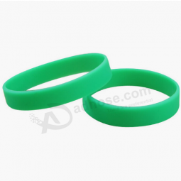 Event gifts blank silicone bracelet customized rubber wristband