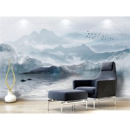 B517 künstlerische Konzeption Tuschemalerei Landschaftsmalerei für Wohnzimmer