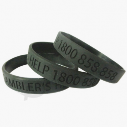 Cool silicone bracelet silicone sport wristband wholesale
