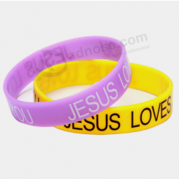 Fashion Colorful Custom Silicone Band Rubber Wrist Bands