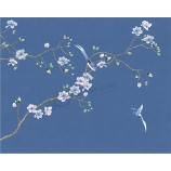 B548-1 Yulan Magnolia Flower Background Painting Ink Painting Decorative Mural Home Decor