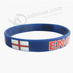 Promational custom sports team silicone wristband wholesale