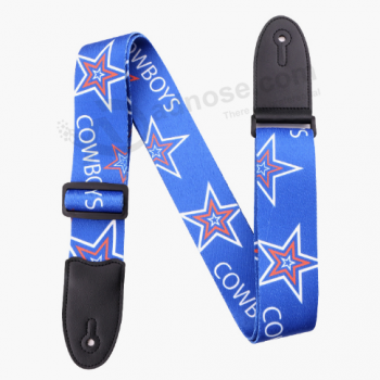 Polyester Cool Art Electric Acoustic Guitar Bass Strap Youth Guitar Strap