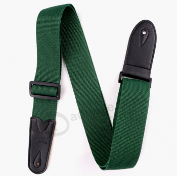 Amy green color lightweight and practical comfortable nylon guitar strap