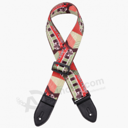Heat transfer printing polyester colorful guitar straps