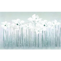 F023 Modern Simple Lotus Background Ink Painting  TV Background Wall Decorative Mural