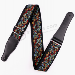 Factory price jacquard cotton personal taste design guitar strap