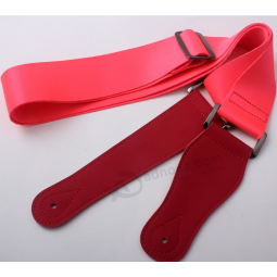 Cinturini per chitarra in nylon poliestere regolabili in bianco all'ingrosso