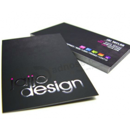 Impresión de tarjetas de presentación en papel privado de diseño libre