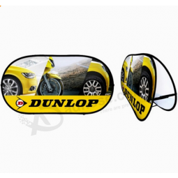 Advertising retractable polyester A frame pop up banner