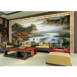 C079 Landscape Oil Painting TV Background Decorative Mural