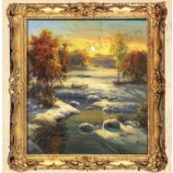 Y579 139x157cm Landscape Oil Painting Living Room Bedroom and Office Decorative Painting