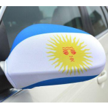 Football fans car wing mirror sock Argentina car mirror cover flag