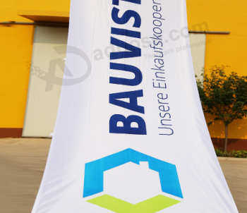 Durable outdoor UV resistant polyester silk fabric banner