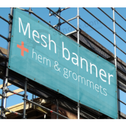 Cheap outdoor advertising hanging PVC mesh fence banner