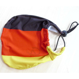 ポリエステル生地の旗ドイツの国の車の翼のミラーカバー