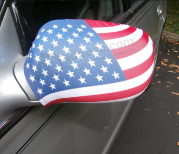 China manufacturer promotion car mirror national flag cover