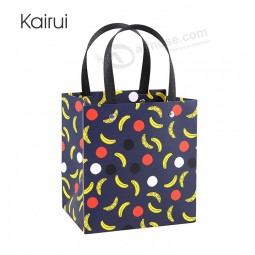 Hot selling customized design luxury paper shopping bag with handle and high quality