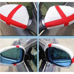 Las banderas del coche de la vista posterior cubren la tapa manual de la bandera del retrovisor del coche