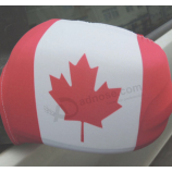 Spandex polyester Canada car mirror cover sock flag with high quality and any size