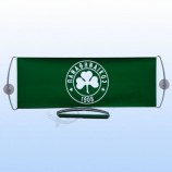 24x70cm sports PET fan hand held roll up banner retractable scrolling banner