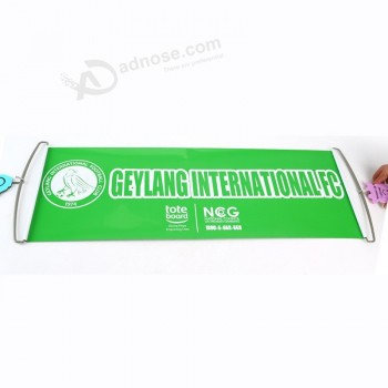 fan production cheering PET hand rolling banner