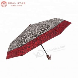 RST made in china three folding windproof waterproof umbrellas auto open close storm umbrella with your logo