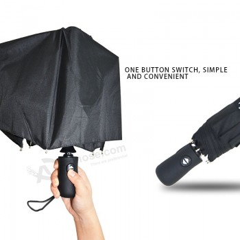 Il primo ombrello automatico più economico antivento apre e chiude l'ombrello a 3 pieghe