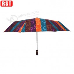 RST new arrival 3 fold umbrella traditional designer umbrella with your logo