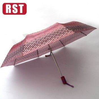 Primo prezzo di fabbrica uomo diverso design tre ombrello pieghevole ombrello rajasthani