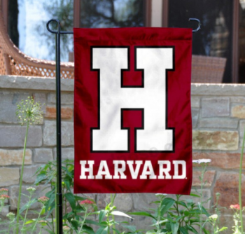 Aangepaste logo sublimatie afdrukken polyester tuin vlag