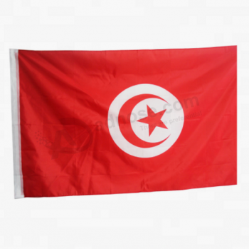 Bandiera nazionale del paese a maglia in poliestere logo nazionale