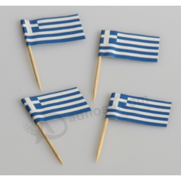 Banderas de la selección de la torta de la envoltura de la magdalena del estilo de la bandera de la bandera del regalo del partido
