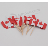 Promotional disposable cocktail toothpicks flag picks