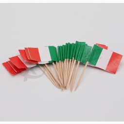Bandera de papel de la magdalena recoge cócteles palillos de dientes banderas
