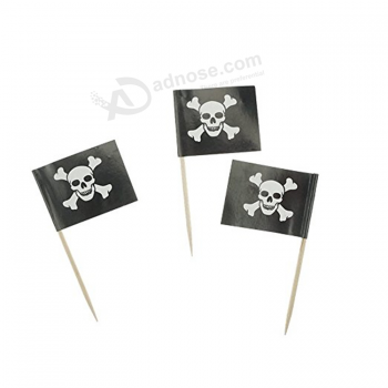 Custom design flag toothpicks,wooden toothpicks flag