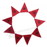 Triángulo cadena empavesado bandera bandera venta, conjunto del empavesado