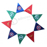 Triangle de décoration bannière publicitaire banderoles