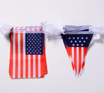 Bandeiras do bunting americano da copa do mundo bunting bandeiras da corda