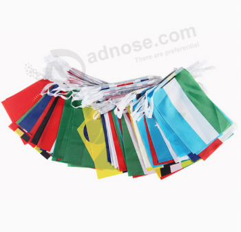 20x30cm polyester national string flags national flag bunting