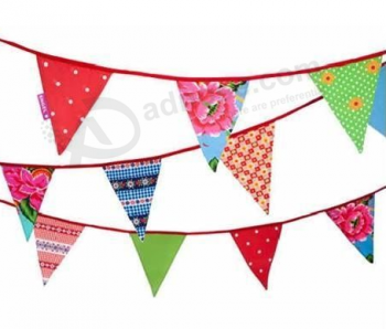 Bandeira de bandeira colorida bunting para decoração de festa