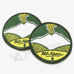 Custom applique embroidered patch garments iron on embroidered patch