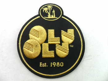 Iron on clothes badge 3D embroidered patch for garment