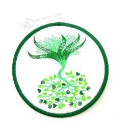 Clothing emblem name badge iron on custom woven patch