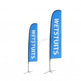Hot sale 100% polyester beach flag accessories flag poles