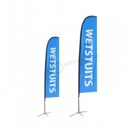 Hot sale 100% polyester beach flag accessories flag poles