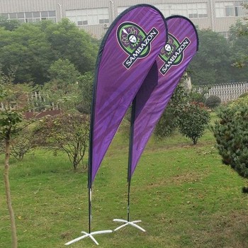 Wholesale customized polyester beach flag with your logo