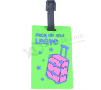 Factory custom 3d waterproof boot silicone luggage tag
